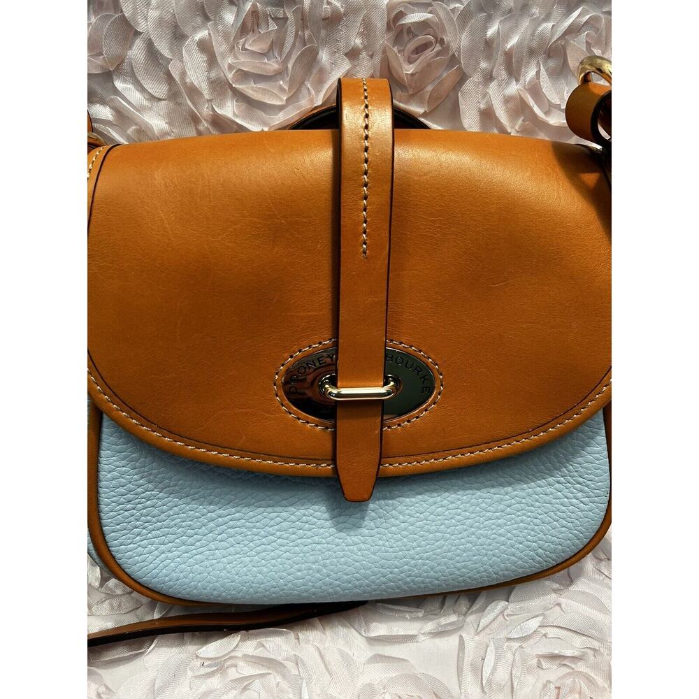 Dooney & Bourke Cristina Bag w Dust Cover, Baby Blue NWOT - Picture 3 of 11